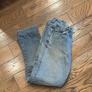 Classic Blue Jeans Lined High Waist